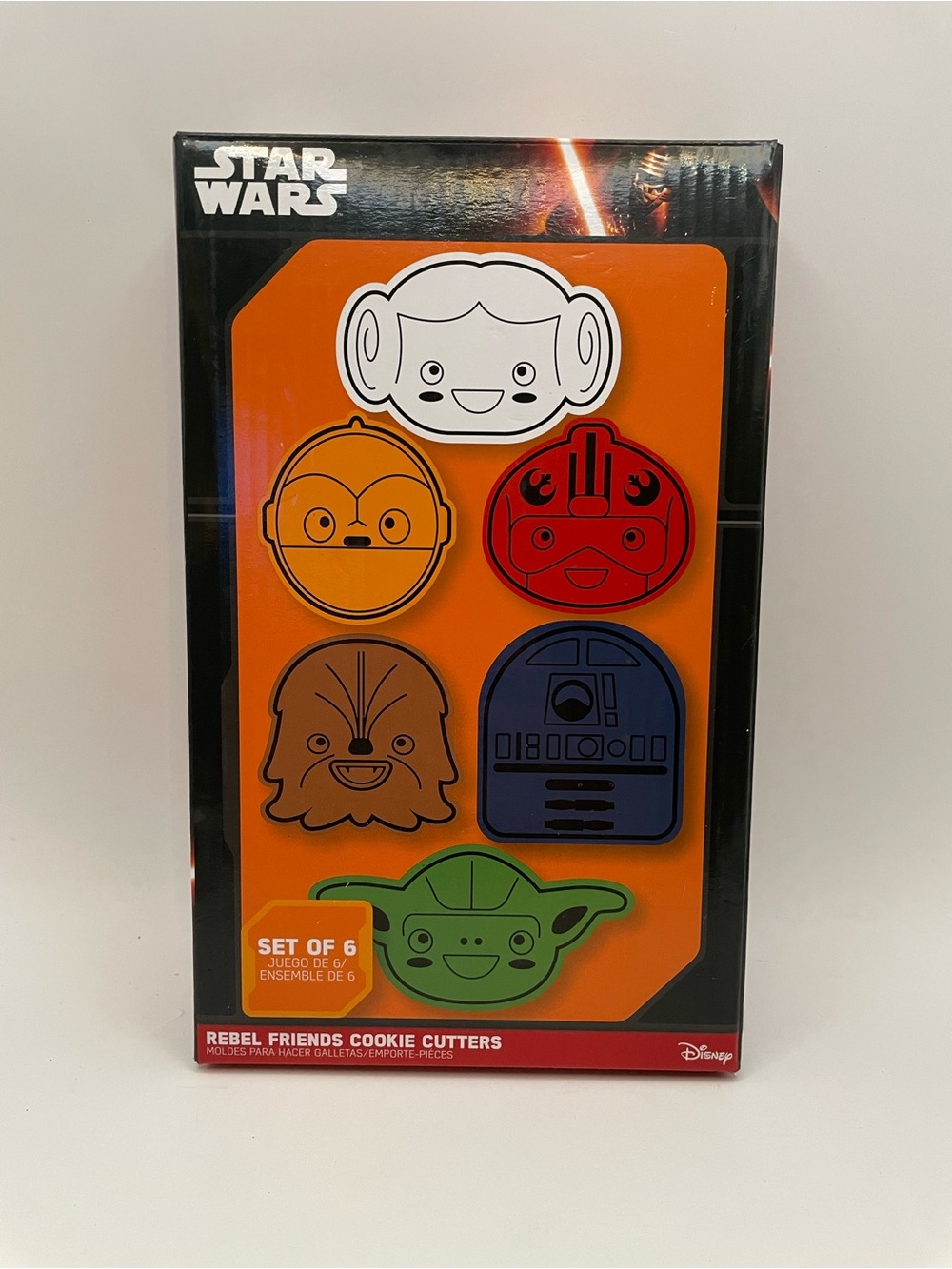 Disney Star Wars Set Of 6 Cookie Cutters Rebel Friends Think Geek